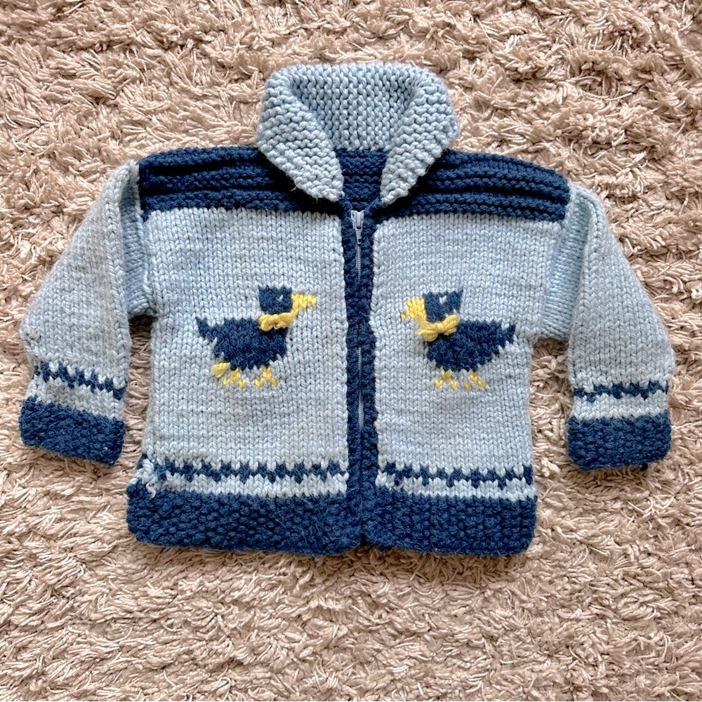 Knit Wool Duck Sweater